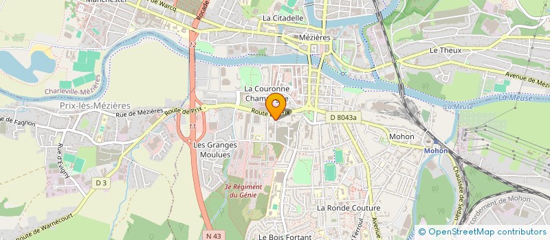 localisation de l'entreprise MADAME PATRICIA FOURNAISE  VILLERS-SEMEUSE