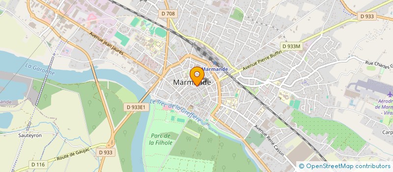 localisation de l'entreprise MADAME PATRICIA FOURNIER  MARMANDE