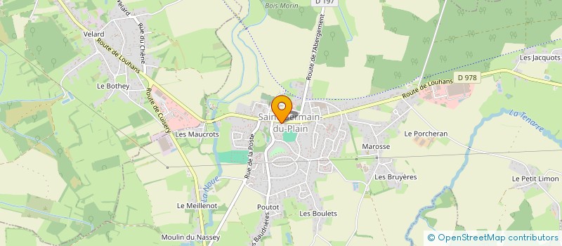 localisation de l'entreprise MADAME PATRICIA FOYARD à SAINT-GERMAIN-DU-PLAIN