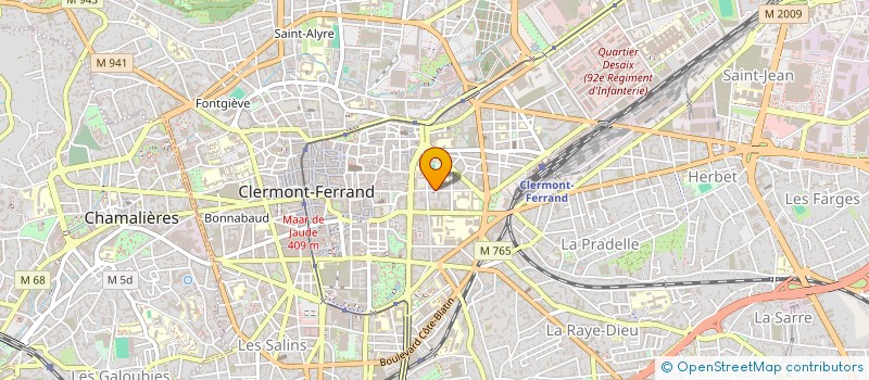 localisation de l'entreprise MADAME PATRICIA FRAZIONARI  CLERMONT-FERRAND