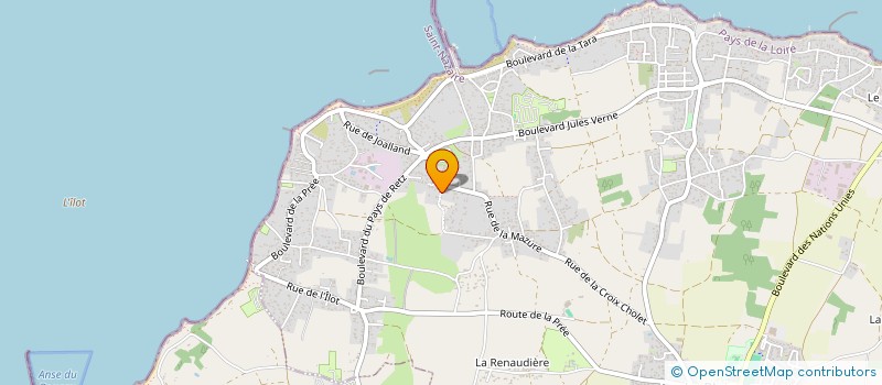 localisation de l'entreprise MADAME PATRICIA FREEMAN à LA PLAINE-SUR-MER