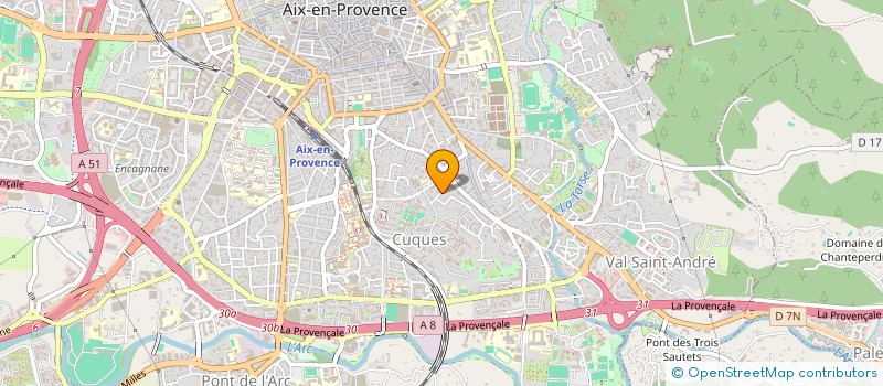 localisation de l'entreprise MADAME PATRICIA FRESIA  AIX-EN-PROVENCE