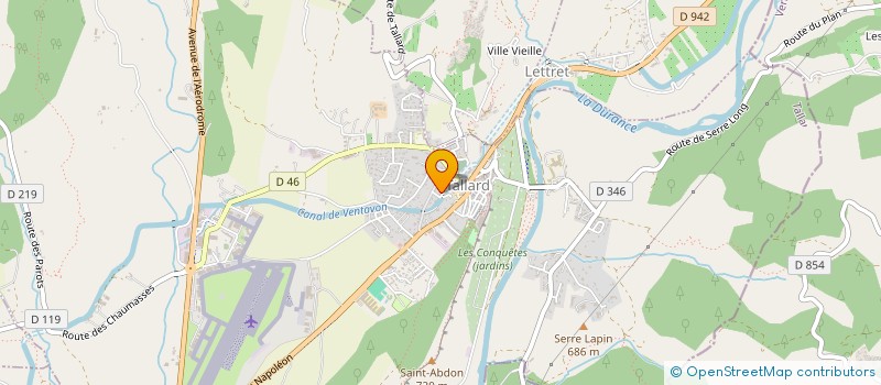 localisation de l'entreprise MADAME PATRICIA FREUDENREICH  TALLARD