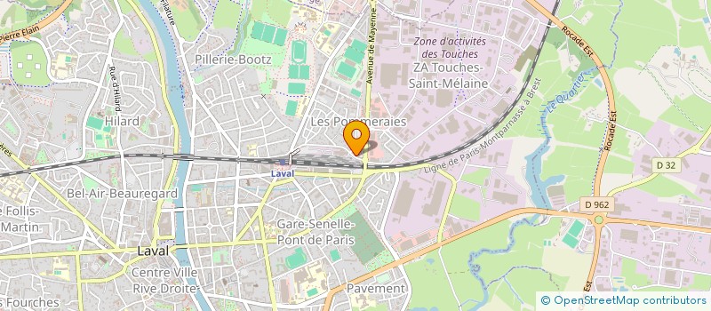 localisation de l'entreprise MADAME PATRICIA FRITEAU  LAVAL