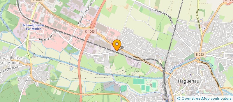 localisation de l'entreprise MADAME PATRICIA GACKEL  HAGUENAU