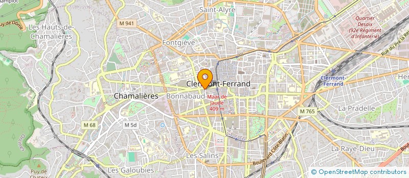 localisation de l'entreprise MADAME PATRICIA GAGNIERE à CLERMONT-FERRAND