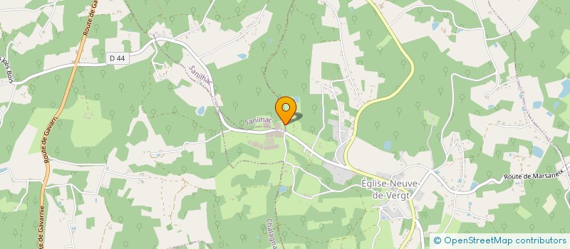 localisation de l'entreprise MADAME PATRICIA GALLAIS  SANILHAC