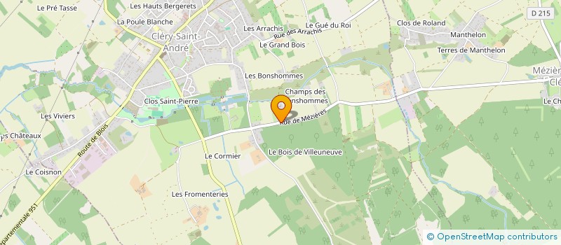 localisation de l'entreprise MADAME PATRICIA GALLIS à CLERY-SAINT-ANDRE
