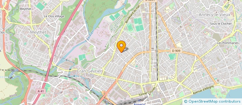 localisation de l'entreprise MADAME PATRICIA GALVAN à ANNECY