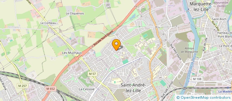 localisation de l'entreprise MADAME PATRICIA GAMELIN à MARQUETTE-LEZ-LILLE