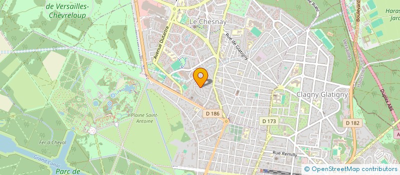 localisation de l'entreprise MADAME PATRICIA GANDON  LE CHESNAY-ROCQUENCOURT