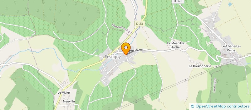 localisation de l'entreprise MADAME PATRICIA GANTOIS  FESTIGNY