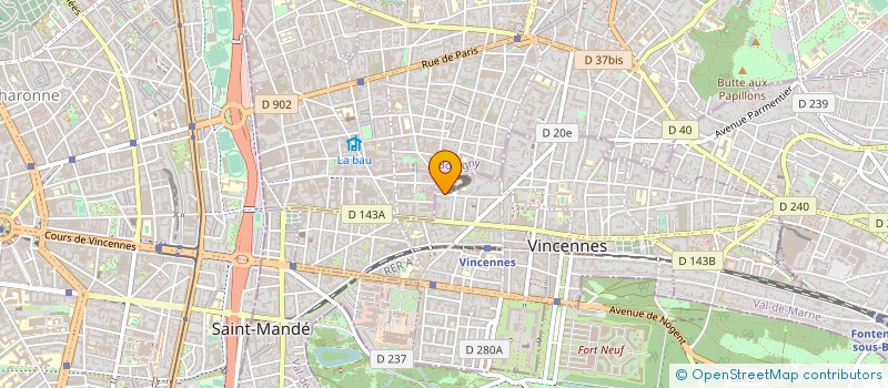 localisation de l'entreprise MADAME PATRICIA GARCELON à VINCENNES