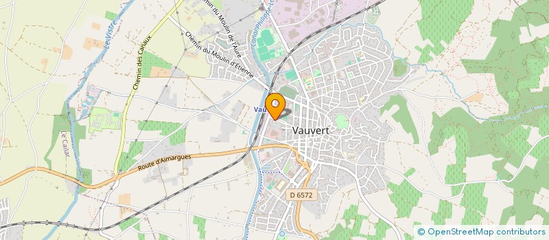 localisation de l'entreprise MADAME PATRICIA GARCIA  VAUVERT