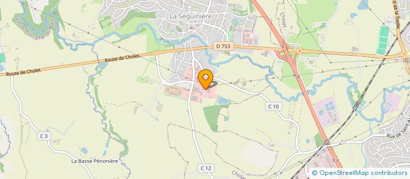 localisation de l'entreprise MADAME PATRICIA GARDET  LA TESSOUALLE