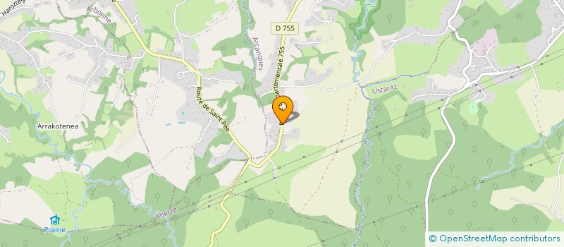 localisation de l'entreprise MADAME PATRICIA GARIADOR  ARCANGUES