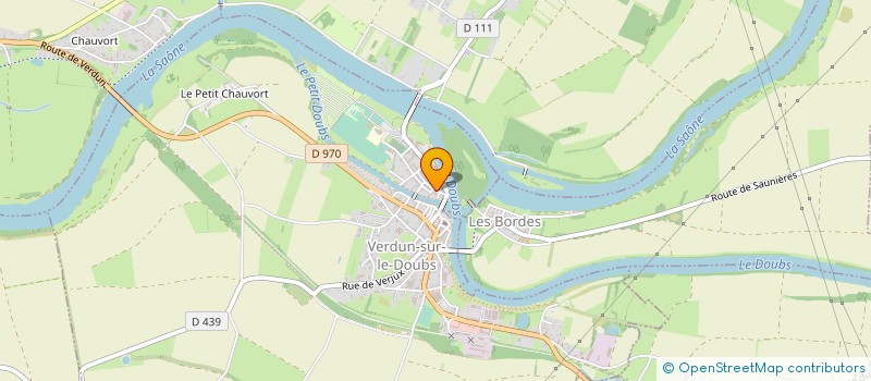 localisation de l'entreprise MADAME PATRICIA GARNIER à VERDUN-SUR-LE-DOUBS