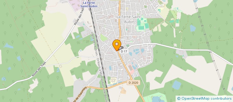 localisation de l'entreprise MADAME PATRICIA GATELLIER  LA FERTE-SAINT-AUBIN
