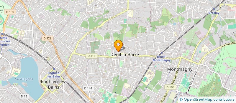 localisation de l'entreprise MADAME PATRICIA GAUTHIER  DEUIL-LA-BARRE