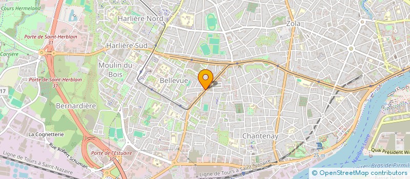 localisation de l'entreprise MADAME PATRICIA GAUTHIER à NANTES