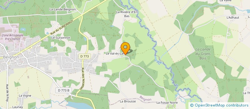 localisation de l'entreprise MADAME PATRICIA GAUTIER  BEIGNON