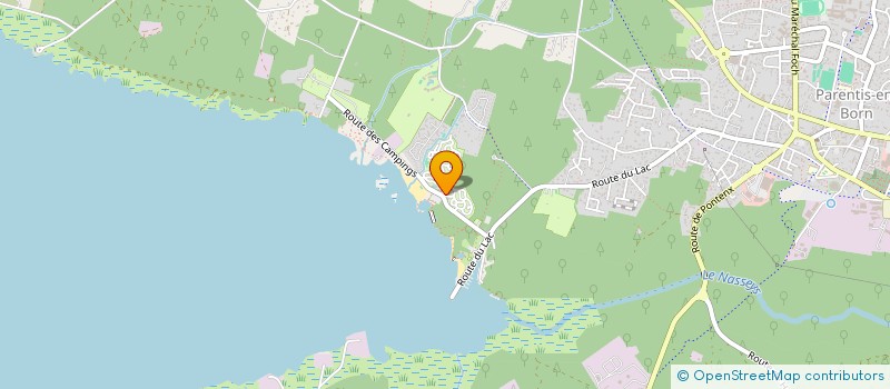 localisation de l'entreprise MADAME PATRICIA GAZON  PARENTIS-EN-BORN