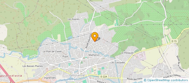 localisation de l'entreprise MADAME PATRICIA GEA  PELISSANNE