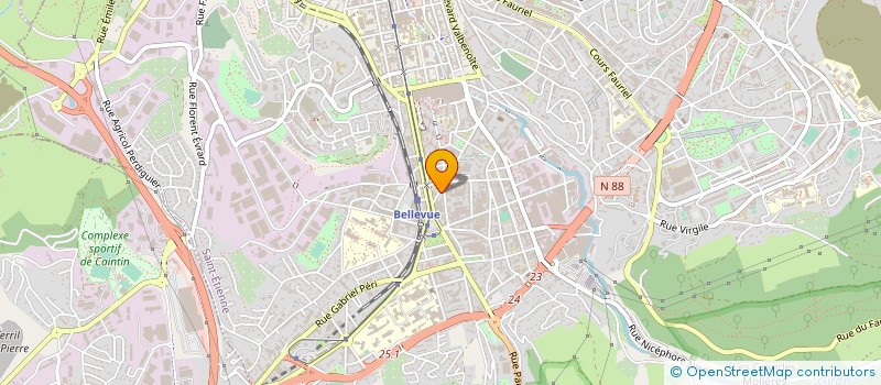 localisation de l'entreprise MADAME PATRICIA GEIGER  SAINT-ETIENNE