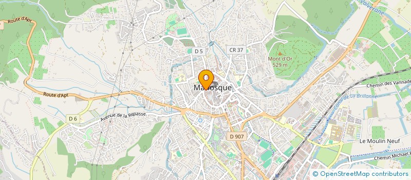 localisation de l'entreprise MADAME PATRICIA GELORMINI à MANOSQUE