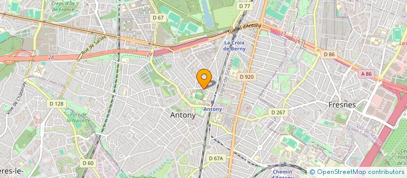 localisation de l'entreprise MADAME PATRICIA GENOUX à ANTONY