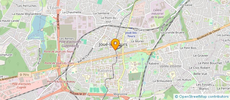 localisation de l'entreprise MADAME PATRICIA GEORGIADIS  JOUE-LES-TOURS