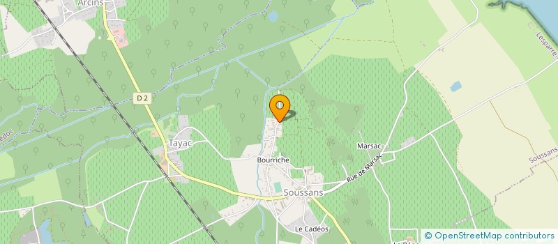 localisation de l'entreprise MADAME PATRICIA GERMAIN  SOUSSANS