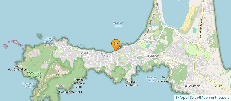 localisation de l'entreprise MADAME PATRICIA GHIELMETTI à HYERES