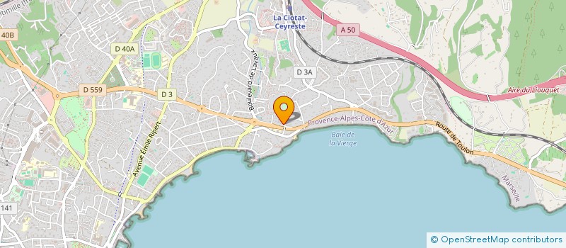 localisation de l'entreprise MADAME PATRICIA GIANGRECO à LA CIOTAT