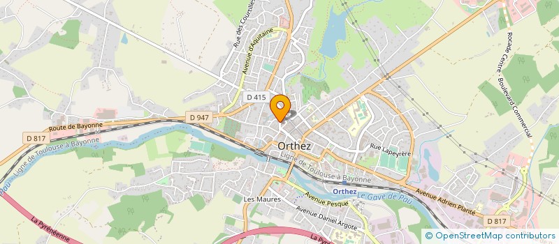 localisation de l'entreprise MADAME PATRICIA GIL  ORTHEZ