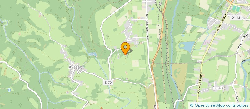 localisation de l'entreprise MADAME PATRICIA GIL  AVEZAC-PRAT-LAHITTE