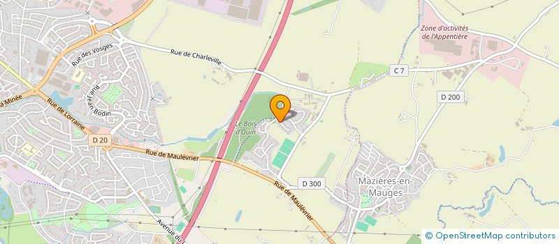 localisation de l'entreprise MADAME PATRICIA GILLY à CHOLET