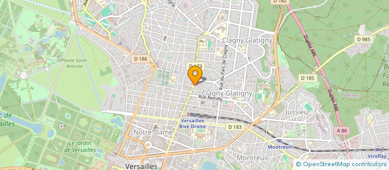 localisation de l'entreprise MADAME PATRICIA GIRAUD à VERSAILLES