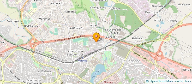 localisation de l'entreprise MADAME PATRICIA GIROUX à VANNES