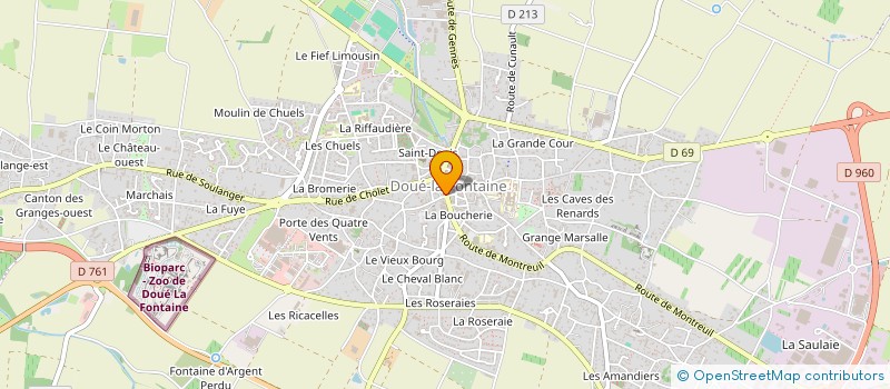 localisation de l'entreprise MADAME PATRICIA GONCALVES à DOUE-EN-ANJOU