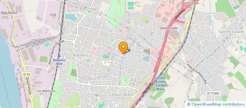 localisation de l'entreprise MADAME PATRICIA GONZALEZ  CARBON-BLANC