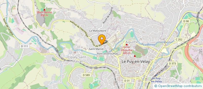 localisation de l'entreprise MADAME PATRICIA GORY  ESPALY-SAINT-MARCEL