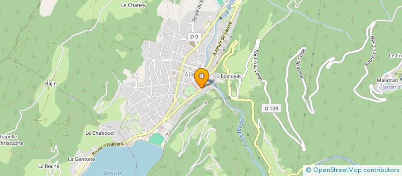 localisation de l'entreprise MADAME PATRICIA GOTTI  ALLEVARD