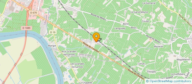 localisation de l'entreprise MADAME PATRICIA GOUIDON  SAINT-SULPICE-DE-FALEYRENS