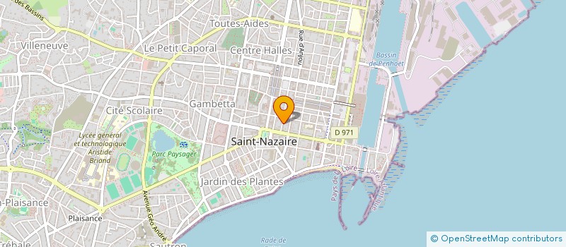 localisation de l'entreprise MADAME PATRICIA GOURET à SAINT-NAZAIRE