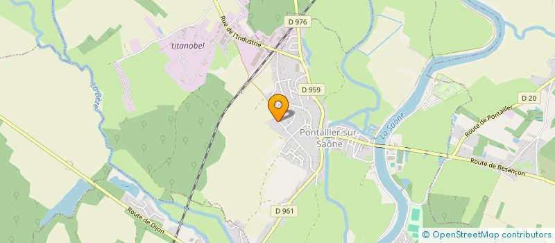 localisation de l'entreprise MADAME PATRICIA GOURMET  PONTAILLER-SUR-SAONE