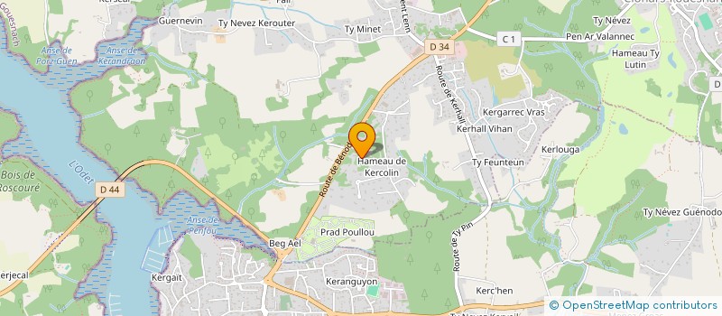 localisation de l'entreprise MADAME PATRICIA GOURVEN  CLOHARS-FOUESNANT