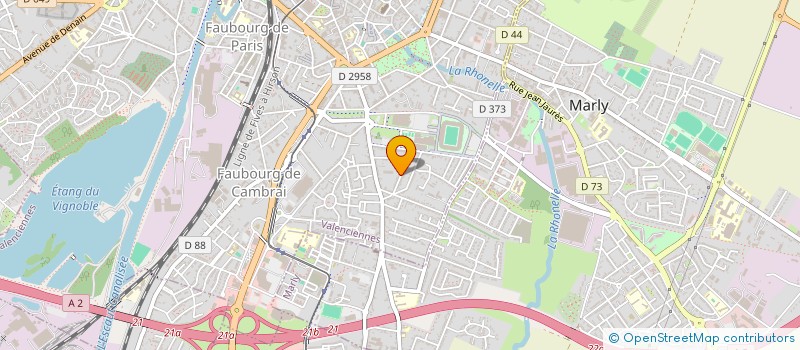 localisation de l'entreprise MADAME PATRICIA GRANATA  VALENCIENNES