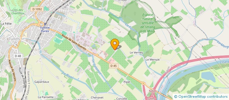 localisation de l'entreprise MADAME PATRICIA GRANGIER à TULLINS