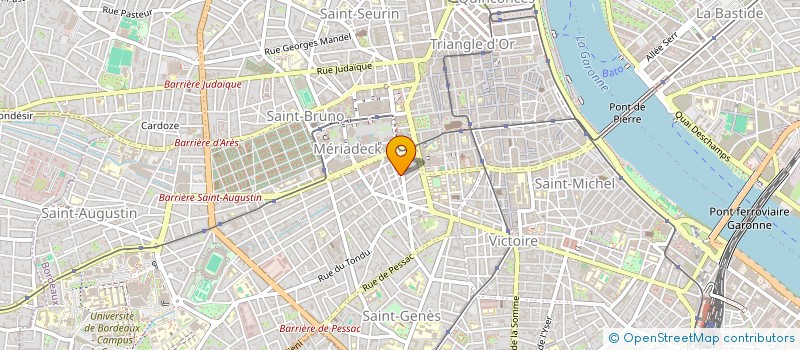 localisation de l'entreprise MADAME PATRICIA GRAVELLIER  BORDEAUX